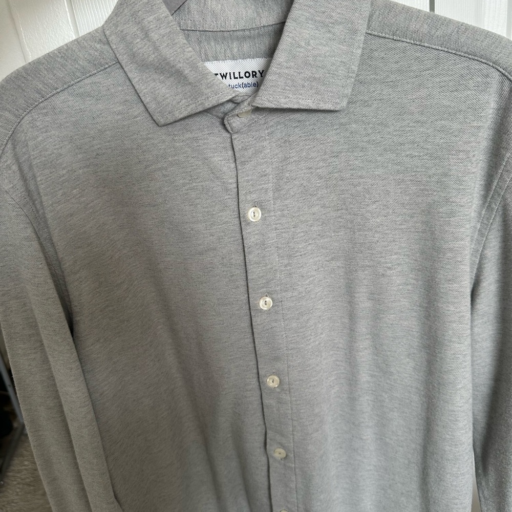 Willory Grey Long-Sleeve Dress Shirt